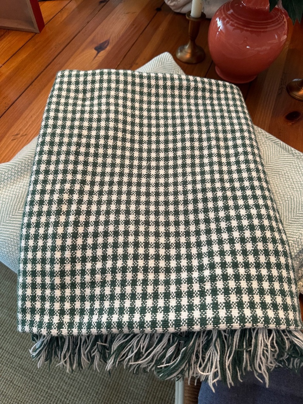 RALPH LAUREN Checkered Throw